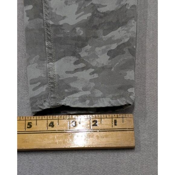 SPANX Cargo Pants Women L Gray Camo Utility Stretch Skinny Pull On Large - Picture 11 of 11